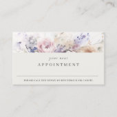 Abstract Blush Lila Roos Bloemen Bunch Afspraak Visitekaartje (Voorkant)