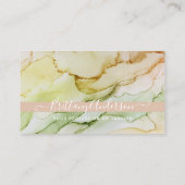 Abstract Blush Pink op maat Klantenkaartje (Achterkant)