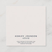 Abstract Blush Pink Teracotta Gold Earring-beeldsc Vierkante Visitekaartje (Achterkant)