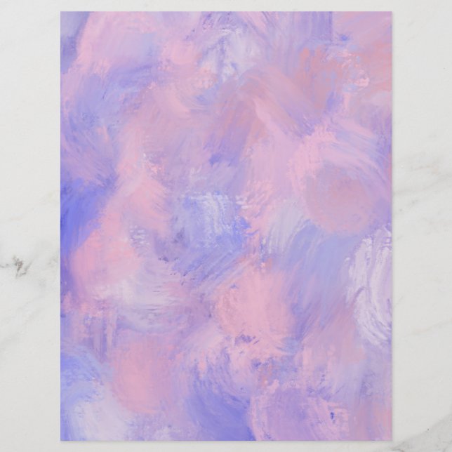 Abstract blush roze blauwplakboek (Voorkant)
