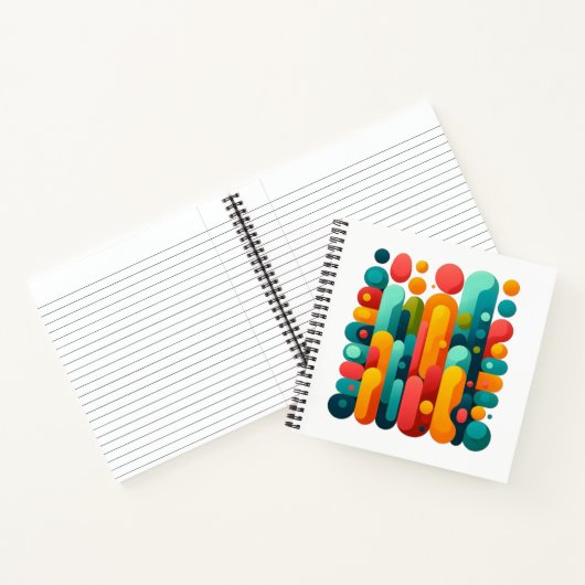 Abstract boekje notitieboek (Binnen)