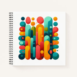 Abstract boekje notitieboek