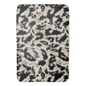 Abstract Boheemien Afrikaans Luipaard Patroon Badmat (Voorkant Verticaal)