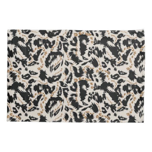 Abstract Boheemien Afrikaans Luipaard Patroon Kussensloop (Achterkant)