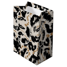 Abstract Boheemien Afrikaans Luipaard Patroon  Medium Cadeauzakje