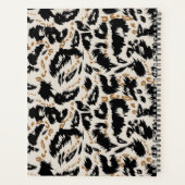 Abstract Boheemien Afrikaans Luipaard Patroon Planner (Achterkant)