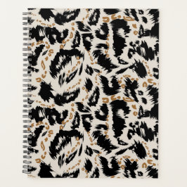 Abstract Boheemien Afrikaans Luipaard Patroon  Planner
