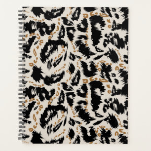 Abstract Boheemien Afrikaans Luipaard Patroon Planner