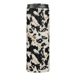 Abstract Boheemien Afrikaans Luipaard Patroon  Thermosbeker