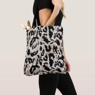 Abstract Boheemien Afrikaans Luipaard Patroon Tote Bag