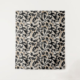 Abstract Boheemien Afrikaans Luipaard Patroon  Wandkleed