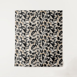 Abstract Boheemien Afrikaans Luipaard Patroon Wandkleed