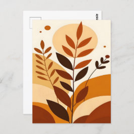 Abstract Boho and Modern Clip Art Printable  Briefkaart