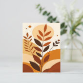 Abstract Boho and Modern Clip Art Printable Briefkaart (Staand voorkant)