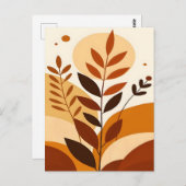 Abstract Boho and Modern Clip Art Printable Briefkaart (Voorkant / Achterkant)