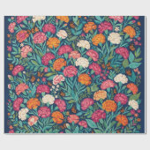 Abstract Boho Anjer Vlinders Inpakpapier (Vlak)
