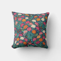Abstract Boho Anjers Vlinders Worp Kussen