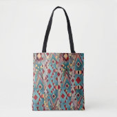 Abstract Boho Azteekse Tote Bag (Voorkant)