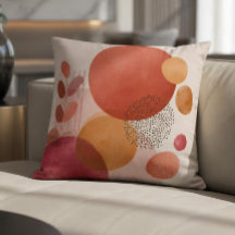 Abstract Boho Cirkels /Warm Terracotta