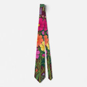 Abstract Boho Cosmos Vlinder Nekdas Stropdas (Voorkant)