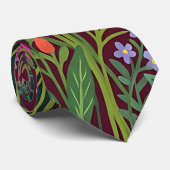Abstract Boho Cosmos Vlinder Nekdas Stropdas (Opgerold)