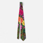 Abstract Boho Cosmos Vlinder Nekdas Stropdas (Achterkant)
