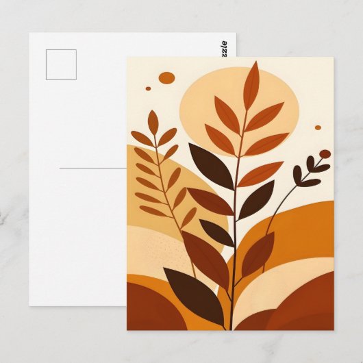 Abstract Boho en Modern Clip Art Printables Briefkaart (Voorkant / Achterkant)