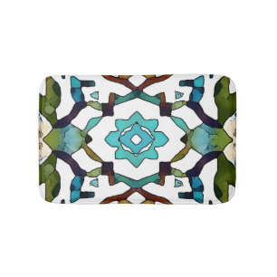 Abstract Boho geometrisch ontwerp 304 Badmat