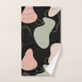 Abstract Boho geometrisch organisch vormpatroon Bad Handdoek (Handdoek)