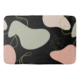 Abstract Boho geometrisch organisch vormpatroon Badmat