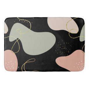 Abstract Boho geometrisch organisch vormpatroon Badmat