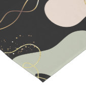 Abstract Boho geometrisch organisch vormpatroon Korte Tafelloper (Hoek)