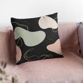 Abstract Boho geometrisch organisch vormpatroon Kussen