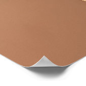 Abstract Boho Geometrisch Terracotta Modern Poster (Hoek)