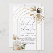 Abstract Boho Gold Arches Vrijgezellenfeest Kaart (Voorkant)