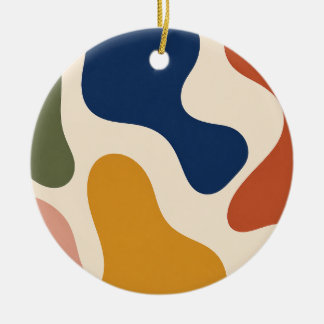 Abstract Boho Midden Eeuw Modern Kunst Ornament
