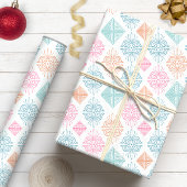Abstract Boho Ornament Tribale Patroon Cadeaupapier