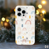 Abstract Boho Rainbow Pattern - Minimalist Nature iPhone Hoesje