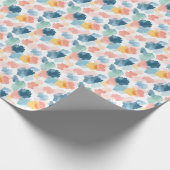 Abstract Boho Regenboog Verfspatten Cadeaupapier (Hoek)