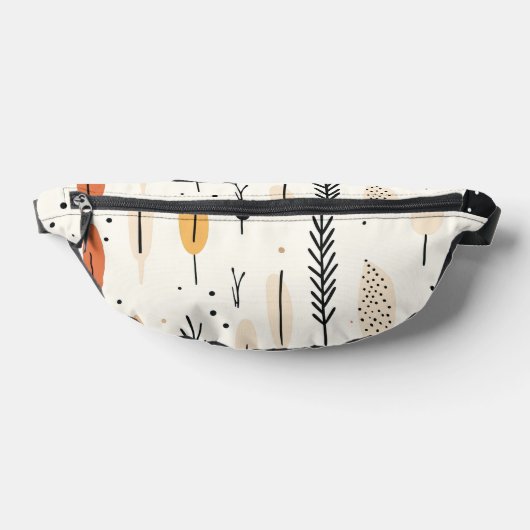 Abstract Boho Retro Trendy Collectie Heuptasje (Liggend)