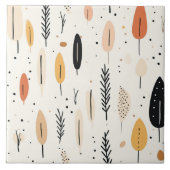 Abstract Boho Retro Trendy Collectie Tegeltje (Voorkant)