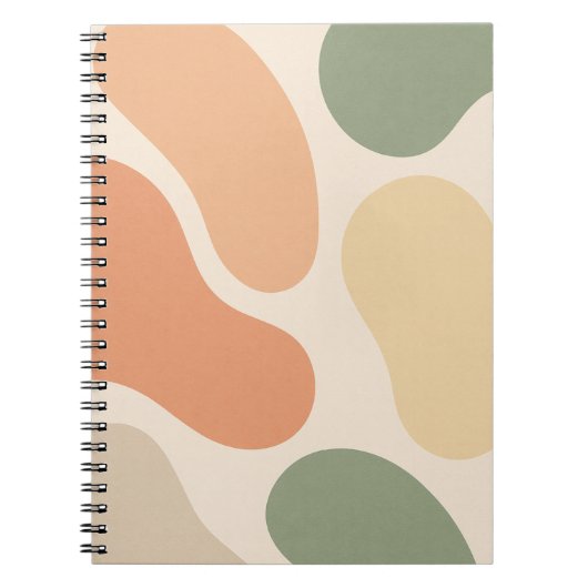Abstract Boho Shapes Notitieboek (Voorkant)