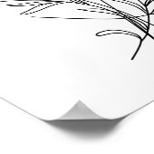 Abstract Boho Woman Illustration Poster (Hoek)