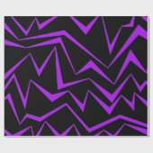 Abstract, bold, vibrant geometric zigzag pattern cadeaupapier (Vlak)