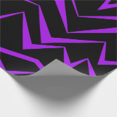 Abstract, bold, vibrant geometric zigzag pattern cadeaupapier (Hoek)