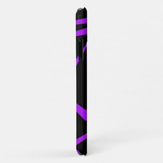 Abstract, bold, vibrant geometric zigzag pattern Case-Mate iPhone case (Achterkant/rechts)