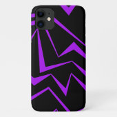 Abstract, bold, vibrant geometric zigzag pattern Case-Mate iPhone case (Achterkant)