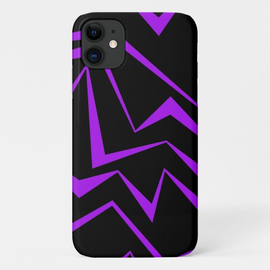 Abstract, bold, vibrant geometric zigzag pattern Case-Mate iPhone case (Achterkant)