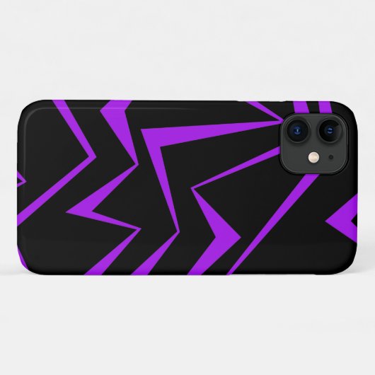 Abstract, bold, vibrant geometric zigzag pattern Case-Mate iPhone case (Achterkant (horizontaal))