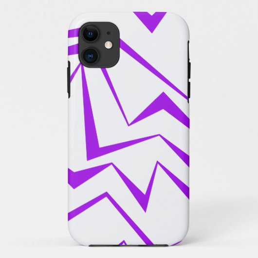 Abstract, bold, vibrant geometric zigzag pattern Case-Mate iPhone case (Achterkant)